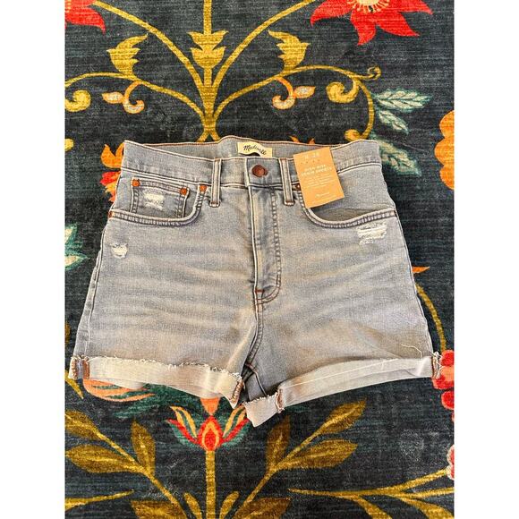 NWT Madewell High-Rise Denim Shorts Size 28 - Picture 6 of 9
